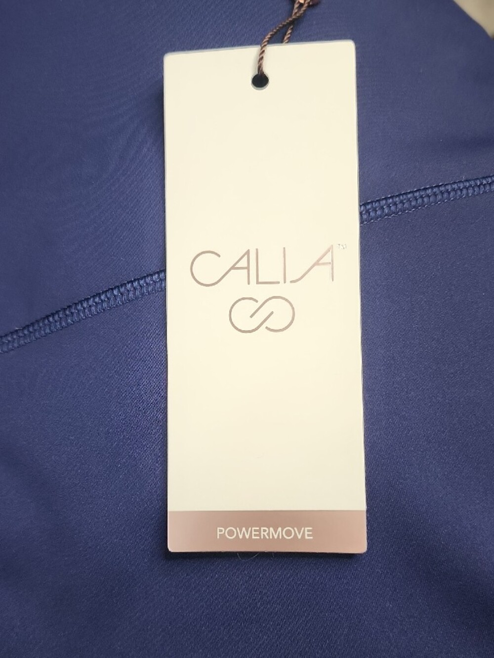 Calia Powermove High-Rise 7/8 Length Leggings In Opulent Blue Size XL - Picture 6 of 7